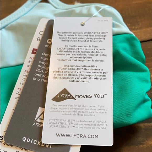 🎈NWT! Athleta Chroma Cross Strap bikini top. Sm - Picture 5 of 9